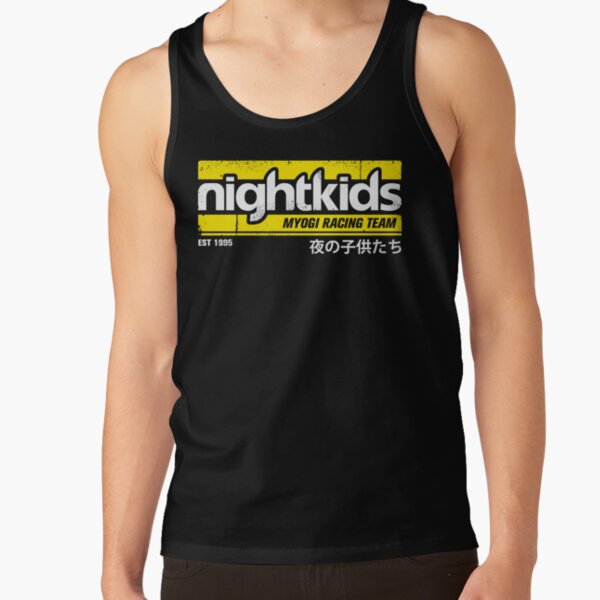 Initial D - NightKids Tee (White) Tank Top RB2806 product Offical initial d Merch