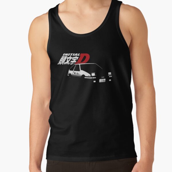 Initial D Toyota Corolla Trueno ae86 Simplistic Graphic Tank Top RB2806 product Offical initial d Merch