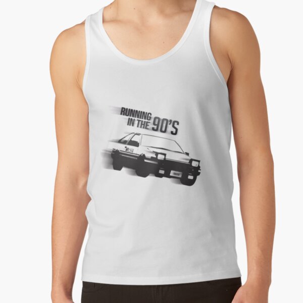 Initial D #1 - Running in the 90s CLEAR ver. Tank Top RB2806 product Offical initial d Merch
