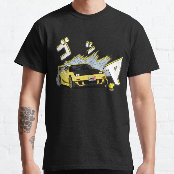 Keisuke’s RX-7 - Initial D Classic T-Shirt RB2806 product Offical initial d Merch