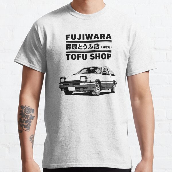 Initial D Fujiwara Tofu Shop AE86 Manga Classic T-Shirt RB2806 product Offical initial d Merch