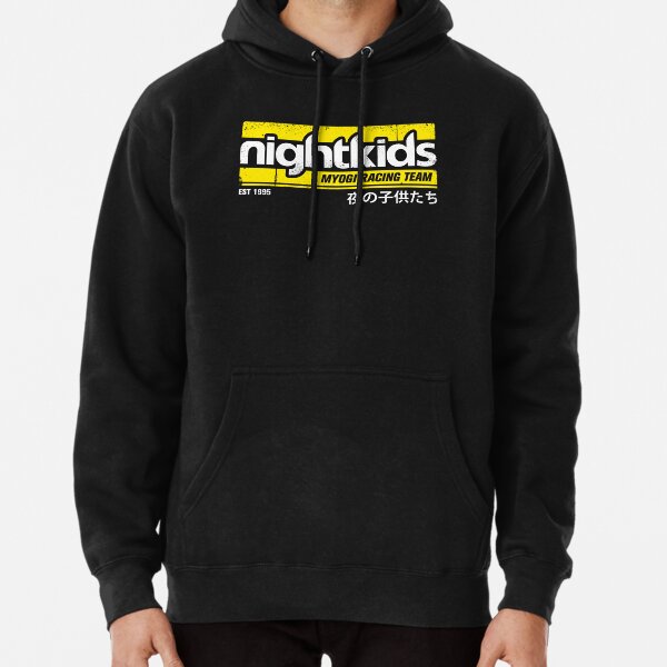 Initial D - NightKids Tee (White) Pullover Hoodie RB2806 product Offical initial d Merch