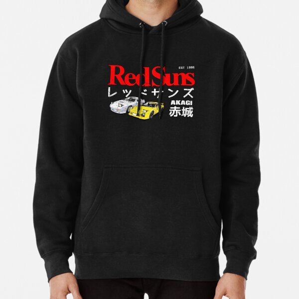 Initial D - Akagi RedSuns Pullover Hoodie RB2806 product Offical initial d Merch