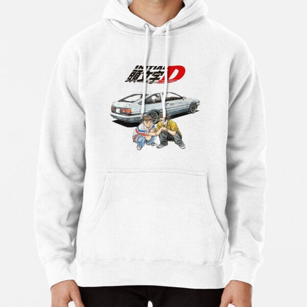 Initial D Takumi and Itsuki Pullover Hoodie RB2806 product Offical initial d Merch