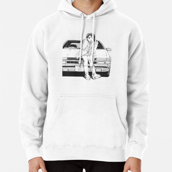 Initial D Natsuki Drift Touge Anime Eurobeat Pullover Hoodie RB2806 product Offical initial d Merch