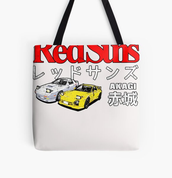 Initial D - Akagi RedSuns Classic All Over Print Tote Bag RB2806 product Offical initial d Merch