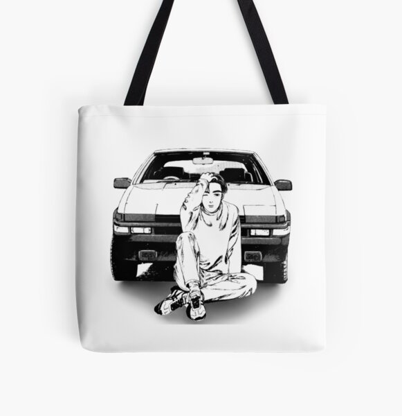 Initial D - Takumi Fujiwara Clothing And Accessories -  All Over Print Tote Bag RB2806 product Offical initial d Merch