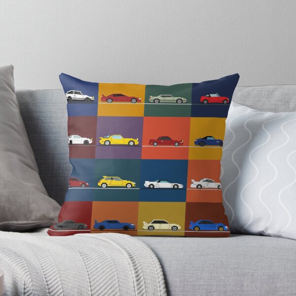 Initial D Cars Throw Pillow RB2806 product Offical initial d Merch