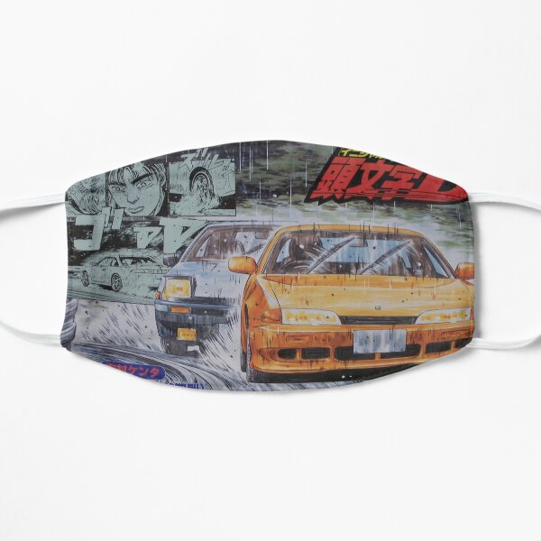 Initial D, Nissan Silvia S14 Flat Mask RB2806 product Offical initial d Merch