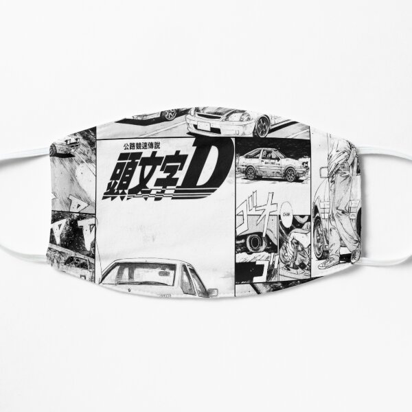 Initial D Flat Mask RB2806 product Offical initial d Merch